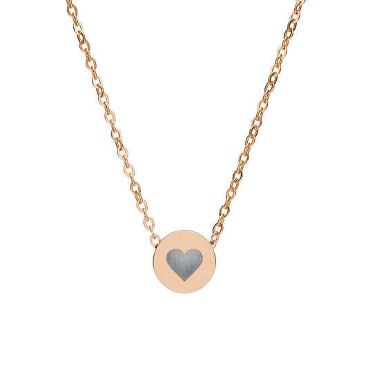 Mini pendentif Rond | Coeur