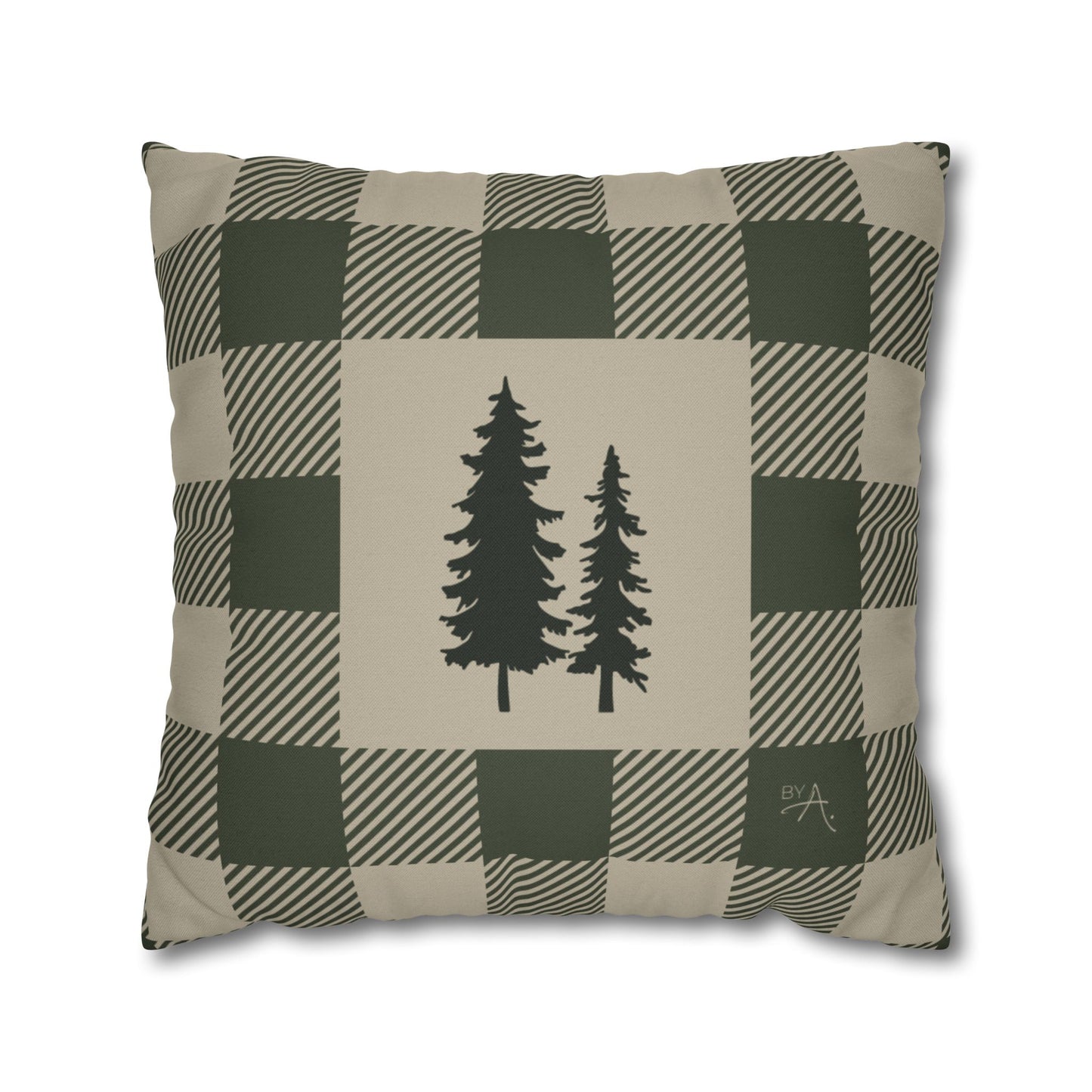 Housse de coussin | Sapins - Vert
