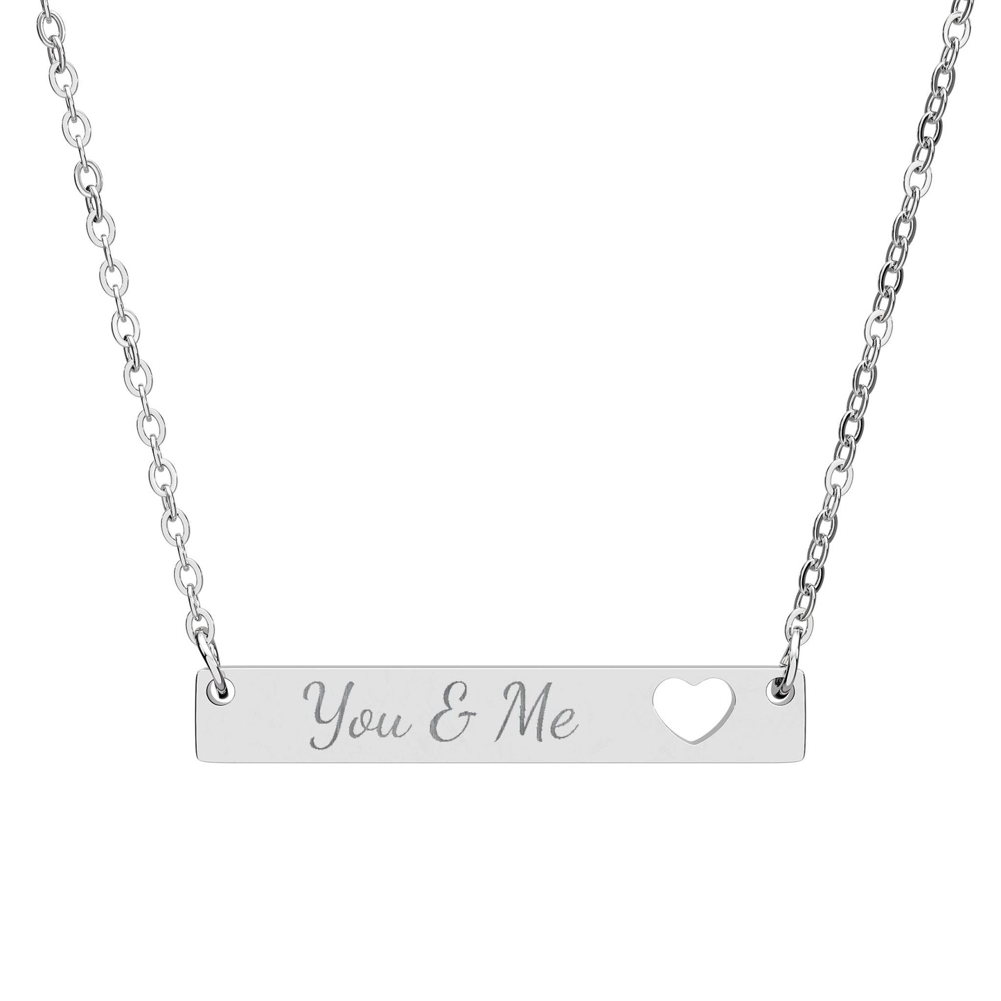 Pendentif Horizontal Coeur | You & Me