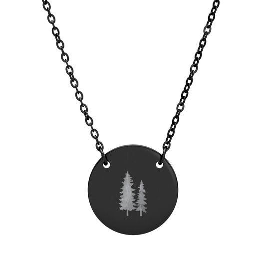 Pendentif Rond | Sapins