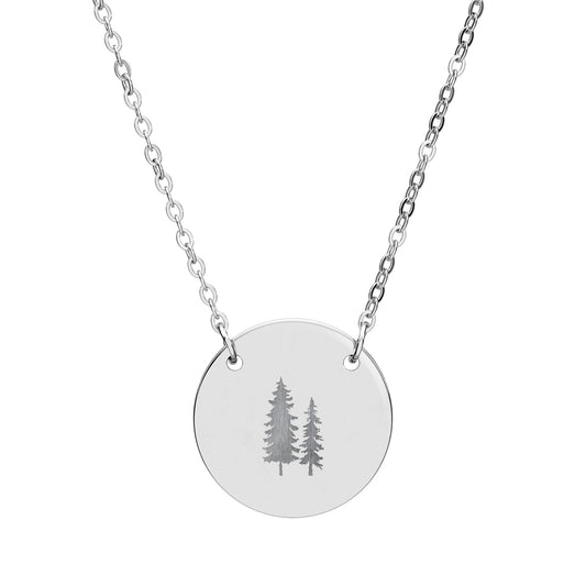 Pendentif Rond | Sapins