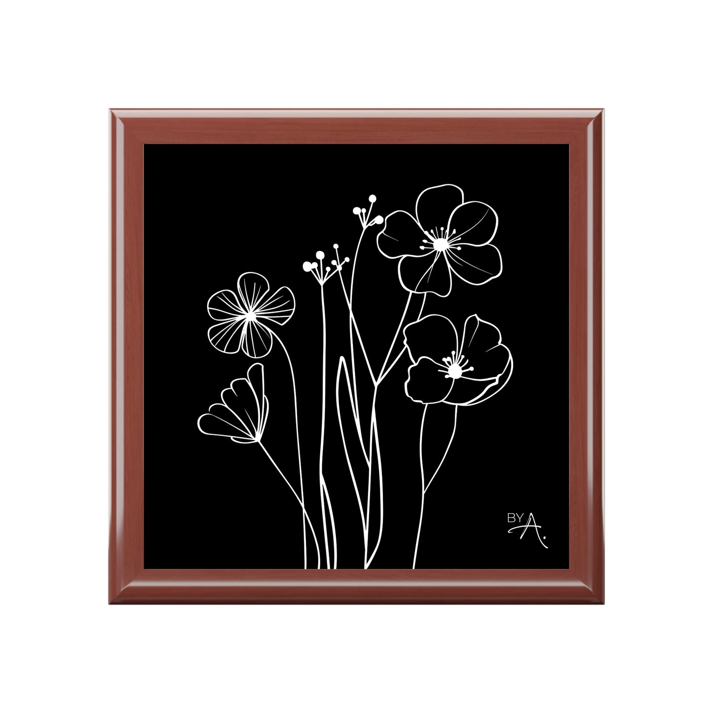 Boîte à bijoux | Fleurs