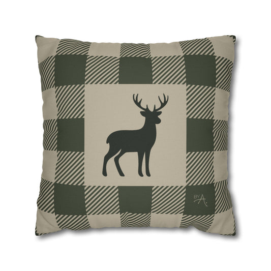 Housse de coussin | Chevreuil - Vert
