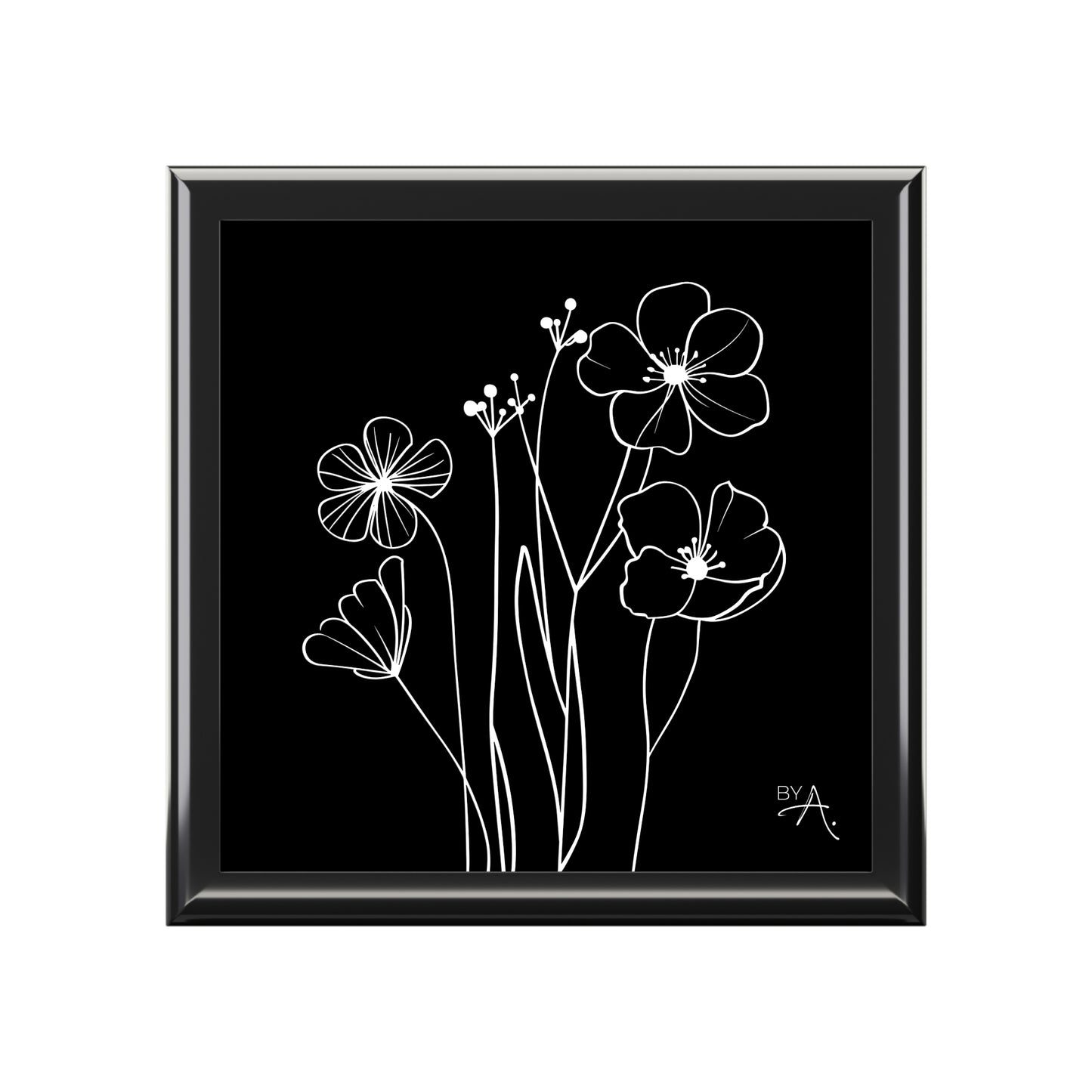 Boîte à bijoux | Fleurs