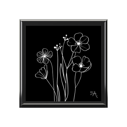 Boîte à bijoux | Fleurs