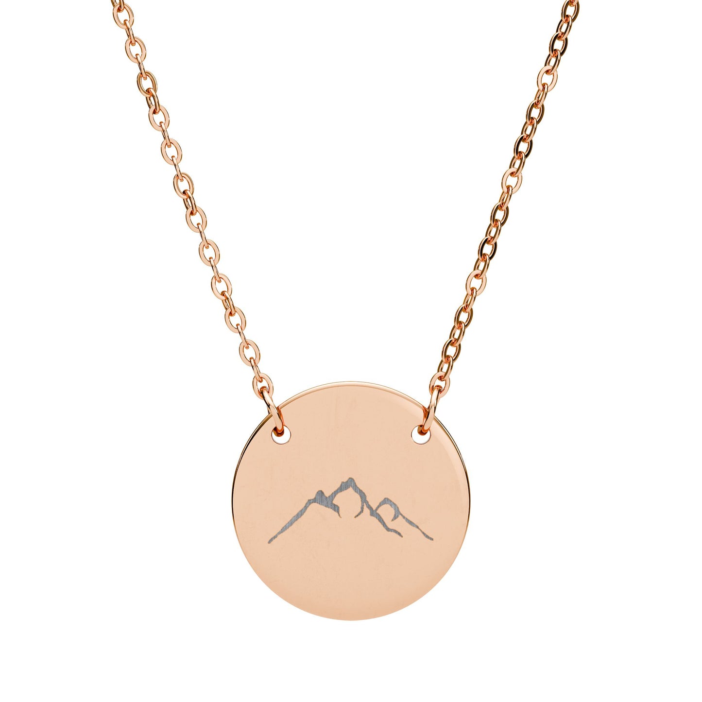 Pendentif Rond | Montagnes