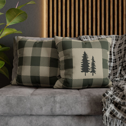 Housse de coussin | Sapins - Vert