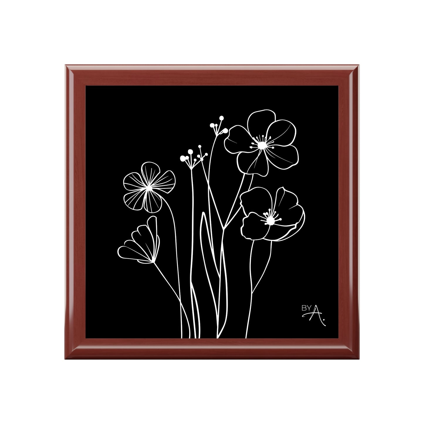 Boîte à bijoux | Fleurs