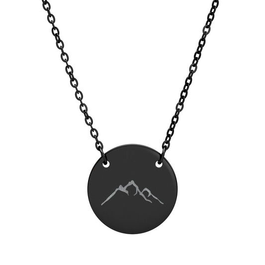Pendentif Rond | Montagnes
