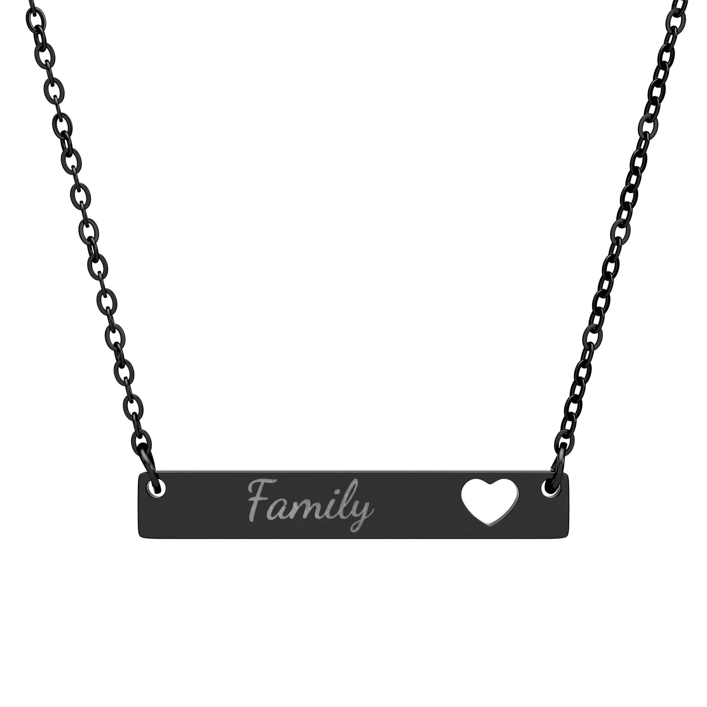 Pendentif Horizontal Coeur | Family