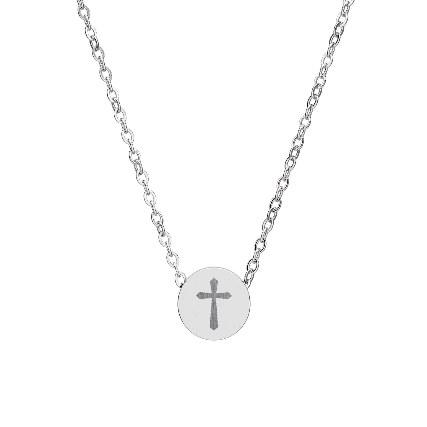Mini pendentif Rond | Croix