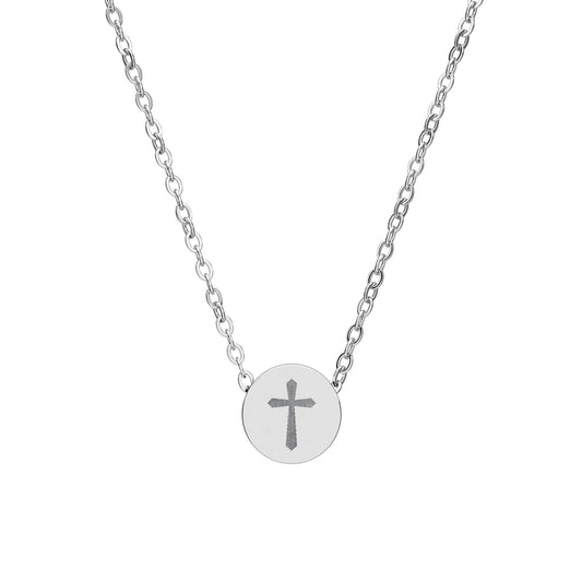 Mini pendentif Rond | Croix