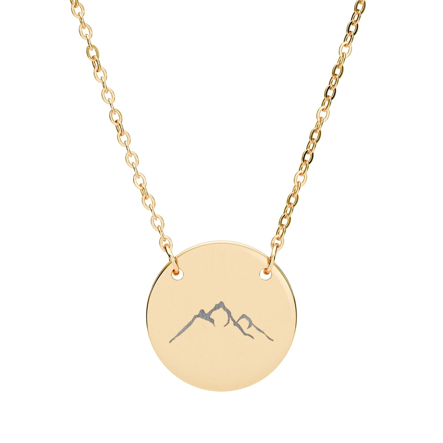 Pendentif Rond | Montagnes