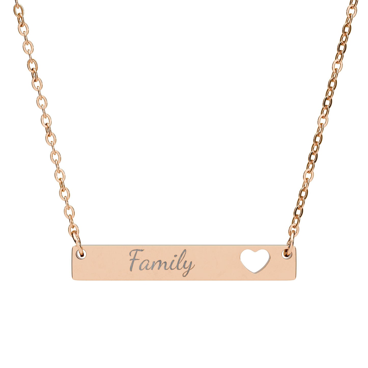 Pendentif Horizontal Coeur | Family