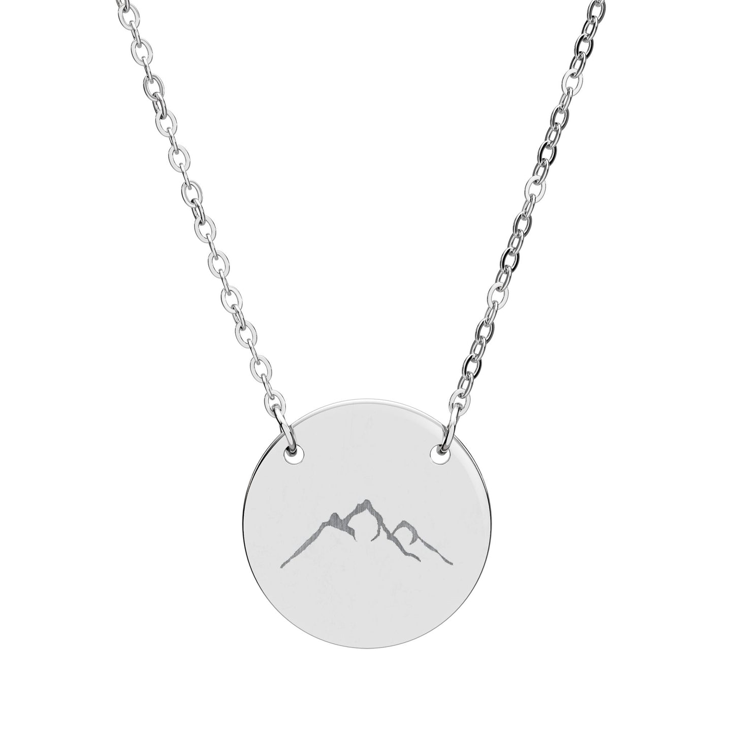 Pendentif Rond | Montagnes